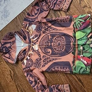 Medium Maui Moana costume hoodie disney